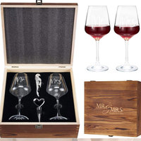 Ensemble de verres à bière SUNYO pour mariage et fiançailles, cadeau pour femmes et hommes - Verres à vin et mugs à bière de haute qualité de 12 oz