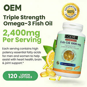 <span class=keywords><strong>Huile</strong></span> de poisson oméga-3 1000 mg <span class=keywords><strong>en</strong></span> gélules molles, facile à absorber, pour les professionnels occupés et les personnes âgées - Product Image 5