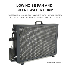 Système de refroidissement liquide externe tout-en-un OCOCOO, radiateur 360 mm, affichage numérique, 3 ventilateurs 120 mm pour serveur IA, station de travail GPU - Product Image 2