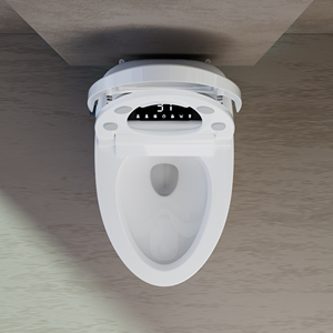 Meilleures ventes : WC intelligent automatique avec pulvérisation d'<span class=keywords><strong>eau</strong></span> et bidet intégré, équipement <span class=keywords><strong>sanitaire</strong></span> pour salle de bain - Product Image 2