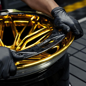Cerchi Forgiati in Due Pezzi con Bordo Profondo Concavo 18" 19" 20" 21" 22" Pollici Oro Cromato 5x120 5x114.3 5x130 Ruote di Lusso per <span class=keywords><strong>BMW</strong></span> - Product Image 3
