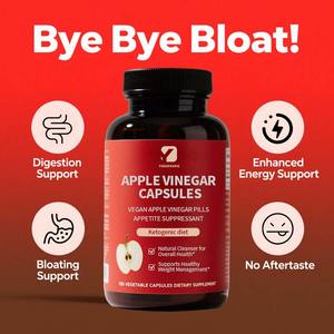 Cápsulas de vinagre de sidra de manzana natural OEM suplemento de hierbas de dieta vegana para el control de peso nutrición de vinagre de sidra de manzana - Product Image 6