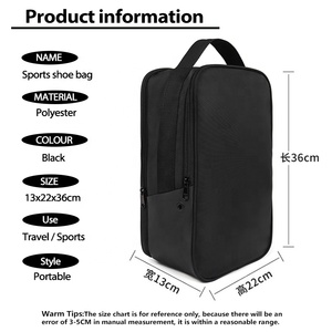 กระเป๋าเก็บของผ้าใบกระเป๋าใส่รองเท้าฟุตบอลและบาสเก็ตบอลที่ทนทานกระเป๋าจัดระเบียบแบบพับได้มีซิปโลโก้ตามต้องการ - Product Image 5