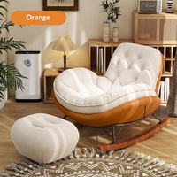 Canapé pouf pingouin moderne imperméable en cuir PU, une place, confort moelleux, housse amovible, pour salon et chambre, luxe décontracté