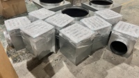 Boîte de plénum personnalisée pour diffuseur linéaire à fentes, tôle galvanisée, plafond, climatisation, boîte de plénum d'air