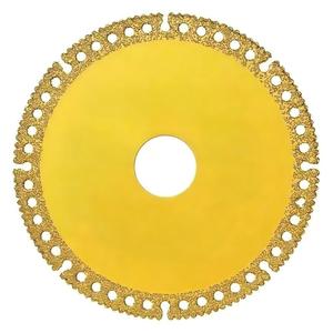 Lame de scie diamantée multifonctionnelle brasée, <span class=keywords><strong>disque</strong></span> de coupe polyvalent pour <span class=keywords><strong>meuleuse</strong></span> d'angle, pour carrelage, marbre, pierre, métal et plastique - Product Image 1