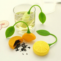 Infuseur à thé en silicone en forme de citron, passoire à thé en vrac, filtre de qualité alimentaire réutilisable, pour cuisine moderne
