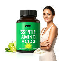 Capsules d'acides aminés essentiels en marque privée OEM, complément alimentaire pour adultes, nutrition pour la forme physique