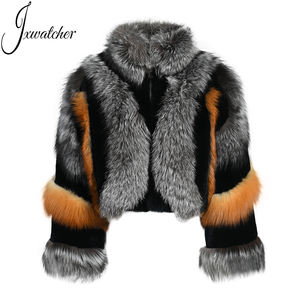 נשים שועל פרווה מעיל חורף חם מעיל סיטונאי אמיתי פרווה מעילי גבירותיי עבה אמיתי פרווה מעילים - Product Image 1