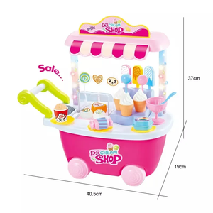 Jouets de cuisine en plastique pour enfants, chariot <span class=keywords><strong>à</strong></span> glaces, <span class=keywords><strong>à</strong></span> <span class=keywords><strong>vendre</strong></span> - Product Image 5