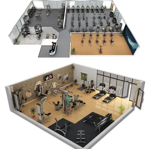 BFT Factory Professional Commercial Fitness Club Hotel Setup Gym Equipment Machine Full Set Package