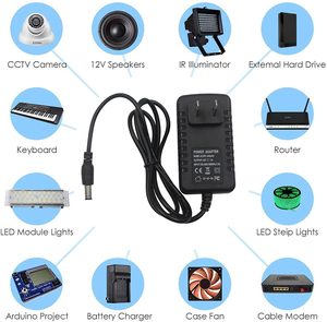 Bộ Chuyển Đổi Ac-Dc Bộ Sạc Máy Ảnh Loại 2 Ac/Dc Aa Bộ Nguồn Ac Sang Dc 12V Dc12v 1A - Product Image 5