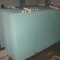 Table basse en verre trempé personnalisée pour la maison, panneau en verre pour restaurant