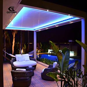 Auvent moderne de luxe Gazebos de jardin en aluminium Toit en métal imperméable Gazebo et Pergola en aluminium 3x3 3x4 <span class=keywords><strong>6x3</strong></span> Gazebo extérieur - Product Image 3