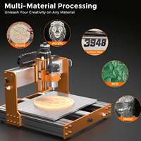 Machine de fraisage CNC LUNYEE 4040 Nova, entièrement métallique, guides linéaires en acier, vis à billes, puissance élevée 800W