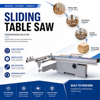 Scie à panneaux automatique à table coulissante de haute précision sur mesure OEM pour le travail du bois