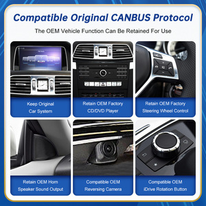 Pantalla Táctil Inalámbrica con CarPlay y Android Auto para <span class=keywords><strong>Mercedes</strong></span> Benz Clase <span class=keywords><strong>E</strong></span> Coupé W207 2009-2016 NTG 4.0/4.5/5.0, Navegación GPS HD - Product Image 4