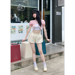 Shorts Bermuda de la plus haute qualité, respirants, taille haute, braguette boutonnée, plusieurs couleurs, style coréen, ODM OEM, usine vietnamienne, échantillon gratuit - Product Image 4