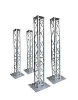 Support de treillis portable en alliage d'aluminium, motif carré, pour événements DJ, éclairage, rampe pour fauteuil roulant, prix d'usine pour scène totem