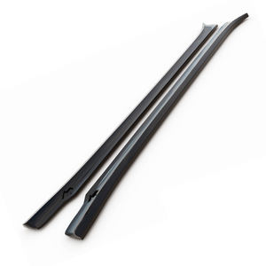 Accessoires auto en fibre de carbone 2 pièces de jupes latérales pour <span class=keywords><strong>tesla</strong></span> modèle Y - Product Image 3