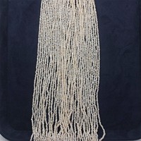 Chaîne de perles d'eau douce naturelles de forme bouton 1,8-2,2 mm, chaîne plate semi-finie pour la fabrication de bijoux, vente en gros en vrac pour les fabricants