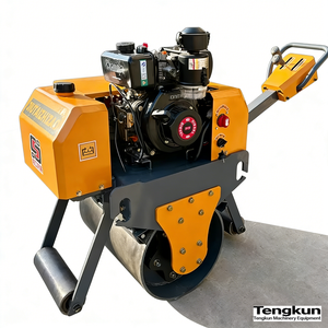 Penjualan Mesin Pemadat Jalan Hidrolik Drum Tunggal Bergetar Bermesin Diesel Langsung dari Pabrik - Product Image 5