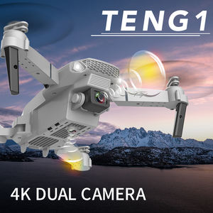 Mini drone RC longue portée E88 Pro FPV WiFi avec caméra HD 4K grand angle, drone jouet pour débutants, 13 minutes de vol - Product Image 2