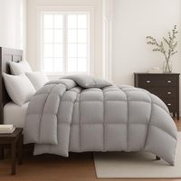 Couette légère en microfibre pour lit King Queen, garnissage en polyester, douce pour la peau