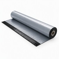 Membrana Impermeable para Reparación de Techos, Superficie de Lámina de Aluminio, Fabricante de Betún