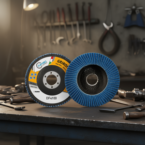 Disque à lamelles Fervi Grindflex Classic 125 mm, meule sans fer pour le métal - Product Image 2