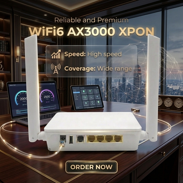 High Quality AX3000 EG8145X6-10 Wifi6 ONT Original HS8145X6 4GE Dual Band WiFi6 ONU HG8145X6 EG8145X6 EN8145X6 F6610M F6600P
