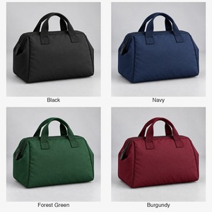 Toiletry Bag Stand <b>Up</b> Wide <b>Opening</b> Doctor Style Travel Cosmetic Bag Padded Nylon 26x16x15cm Custom Logo - Product Image 5