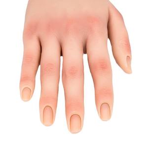 Fausse main en silicone pour la pratique de l'art des ongles avec bras flexible et <span class=keywords><strong>pince</strong></span> de bureau pour débutants - Product Image 4