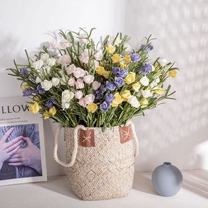 ดอกกุหลาบประดิษฐ์ CallaFloral สีขาว ชมพู เหลือง ม่วง ก้านเดี่ยว คุณภาพสูง เหมือนจริง ทำจากพลาสติก สำหรับตกแต่งบ้าน งานแต่งงาน - Product Image 1