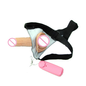 Giá Tốt Của Sống Động Như Thật Electro <span class=keywords><strong>Vibrator</strong></span> Strap Trên Rung Dildos OEM - Product Image 1