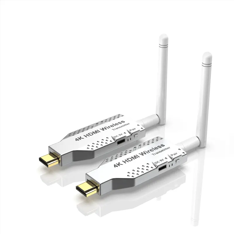 2023 Neuestes 4K Wireless HDMI Audio Video Sender und Empfänger Kit 50M HDMI Extender für Kamera Laptop PC zu TV Projektor