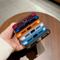 Étui de luxe givré de haute qualité avec aimant pour iPhone 14 15 16 17 18 Pro Max – Couleurs originales