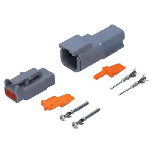 DTM Series 2Pin Automotive Connector Waterproof Plug Inlet Air Temperature Sensor Plug DTM06-2S / DTM04-2P