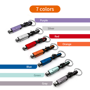 Cadeaux d'affaires, porte-clés 6 en 1, câble de charge rapide multi-rapide pour appareils mobiles Micro USB, <span class=keywords><strong>IP</strong></span> et USB-C - Product Image 6