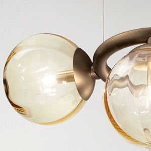 <span class=keywords><strong>Suspension</strong></span> de salon suspendue or <span class=keywords><strong>suspension</strong></span> de luxe table à manger décor à la maison lustre <span class=keywords><strong>en</strong></span> <span class=keywords><strong>verre</strong></span> moderne - Product Image 3