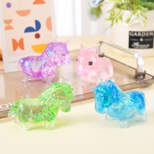 Stress Relief Unicorn Squishy Stress Ball Glitter Squeeze Toy Slow Rebound Feature Boys Kids Maltose Series Children Toy Gift - Product Image 3