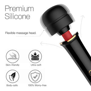 Av değnek 10 titreşim modları için yumuşak büyük baş vücut masajı seks oyuncak kadın seks oyuncak süper büyük vibratör - Product Image 5