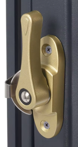 Juego de Candados de Media Luna de Acero Inoxidable y Aleación de Aluminio para Ventanas y Puertas Corredizas, Ajuste Universal, Diseño Moderno y Sencillo - Product Image 3