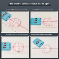 Complete Set Physical Optics Experimental Equipment for Junior High School Grades 8 9 Light Reflection/Refraction Pinhole Convex