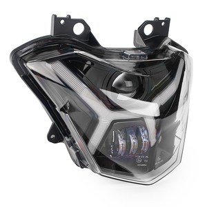 Luz de Circulación Diurna LED, Faro Delantero con Luz Alta/Baja E9, Conjunto de Faro Delantero para <span class=keywords><strong>Kawasaki</strong></span> Versys-X 300 <span class=keywords><strong>Z650</strong></span> <span class=keywords><strong>ABS</strong></span> 2017-2021 - Product Image 4