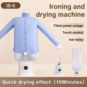 Machine à repasser automatique ID-6 avec séchoir à air chaud, mini fer à repasser pliable et portable pour vêtements - Product Image 2