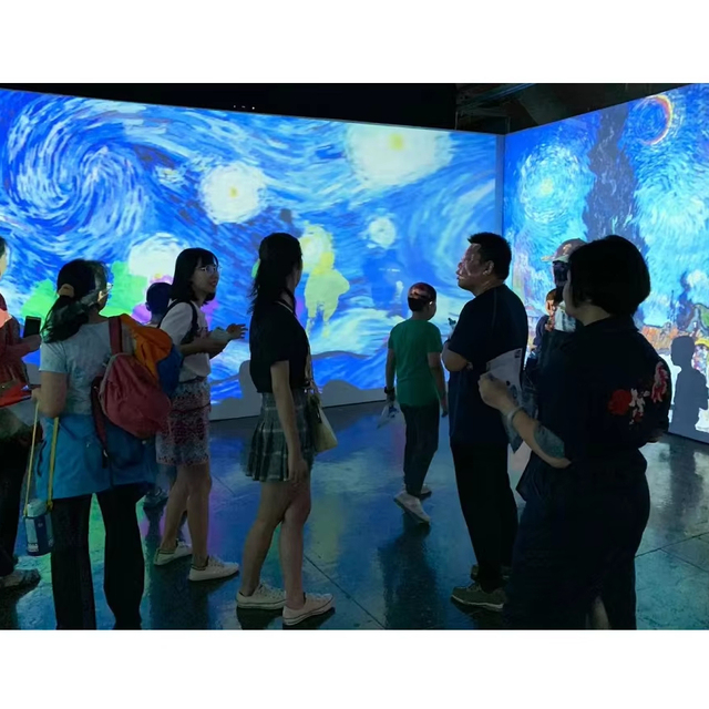 Immersive Interactive Wall Projection System Multi Touch Finger Hand Touch Interactive Games