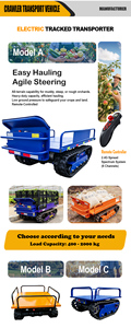 Minidumper de 500 kg con Control Remoto Inalámbrico, Vehículo Utilitario con Orugas, Certificado CE, Ideal <span class=keywords><strong>para</strong></span> Hogar, Granja y Huerto - Product Image 5