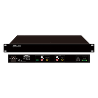 Adaptador Decodificador de Audio en Red IP, Montaje en Rack 1U, Amplificador de 100V, Divisor de Zonas, Sistema de Transmisión en Red IP para Escuelas, Hoteles y Oficinas