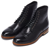 Chaussures pour Hommes Designer Manufacturing Production Chelsea Ankle Boots Hiver Cowboy Martin Cuir en Stock